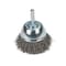 Forney Command PRO Cup Brush Crimped, 2-1/2 in x .014 in x 1/4 in Shank, Bulk 72269 - alternate 1
